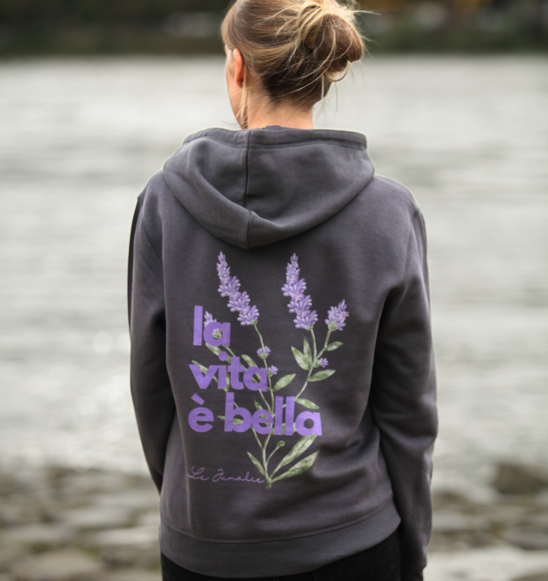 la vita è bella no. 4 - Basic Shirt & Hoodie Bundle - anthracite