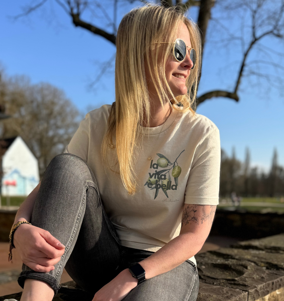 la vita è bella no. 2 - Organic Basic Shirt