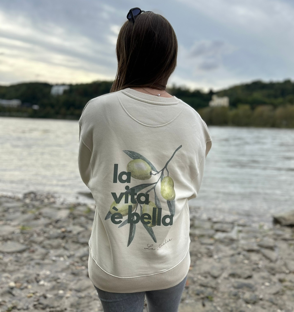 la vita è bella no. 2 - Oversize Shirt & Sweatshirt Bundle - natural raw