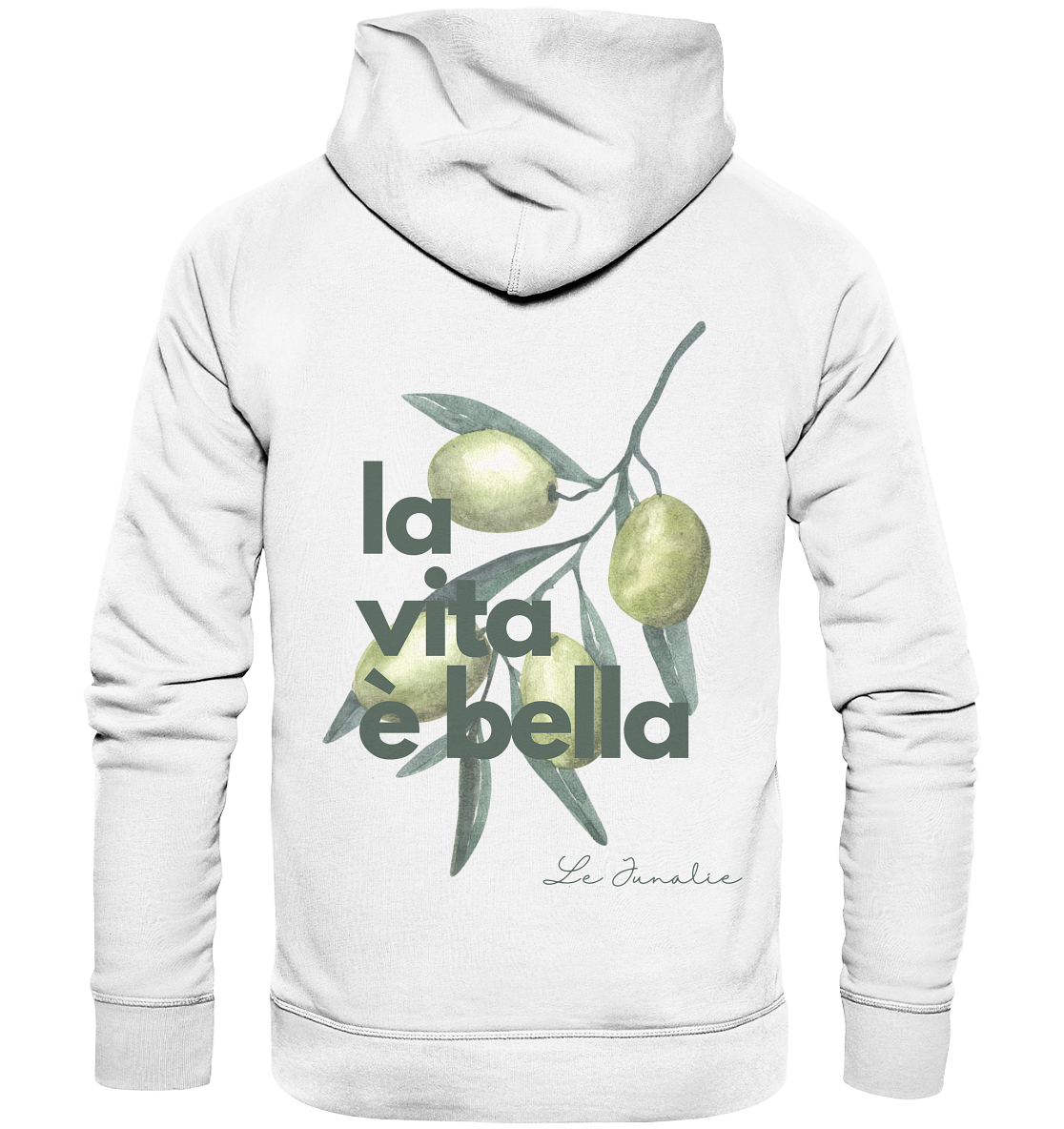 la vita è bella no. 2 - Basic Shirt & Hoodie Bundle - white