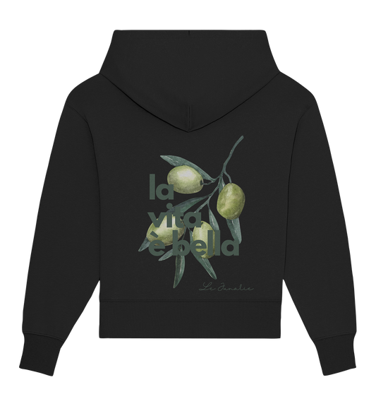 la vita è bella no. 2 - Oversize Shirt & Hoodie Bundle - black