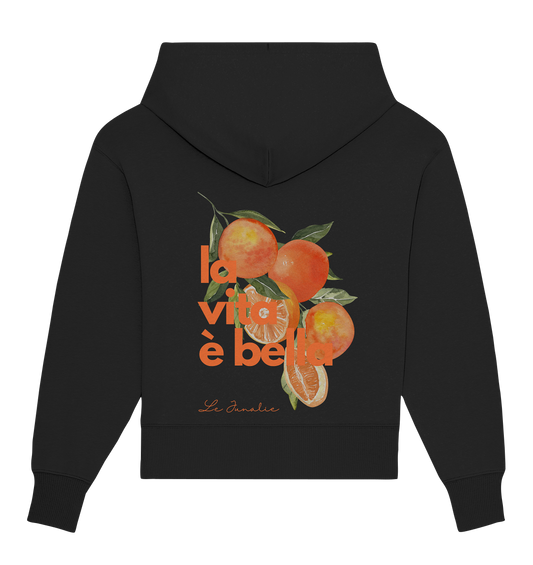 la vita è bella no. 3 - Oversize Shirt & Hoodie Bundle - black