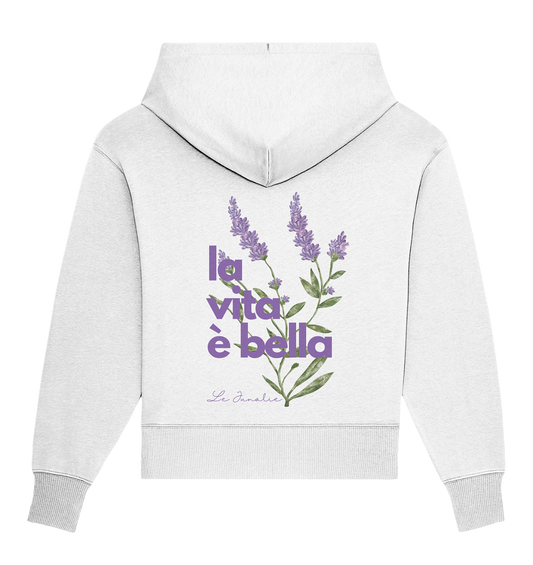 la vita è bella no. 4 - Oversize Shirt & Hoodie Bundle - white