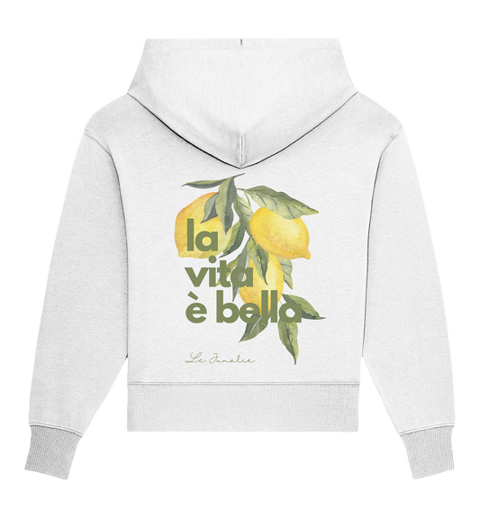 la vita è bella no. 1 - Oversize Shirt & Hoodie Bundle - white