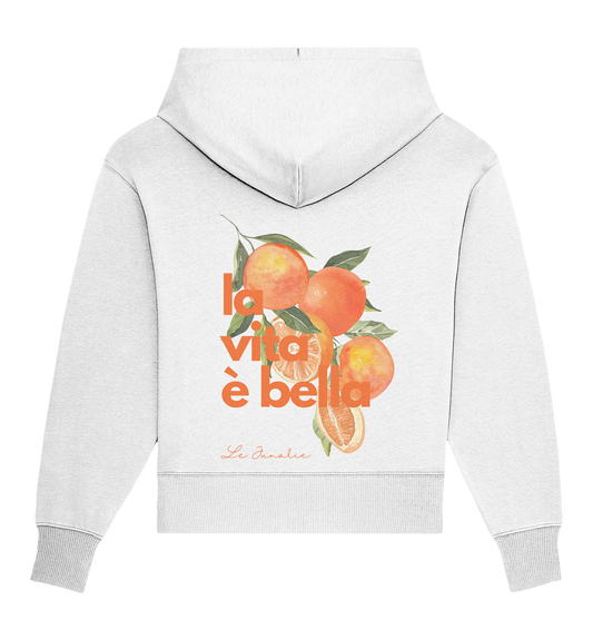 la vita è bella no. 3 - Oversize Shirt & Hoodie Bundle - white