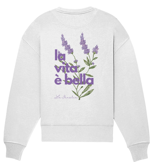 la vita è bella no. 4 - Organic Oversize Sweatshirt