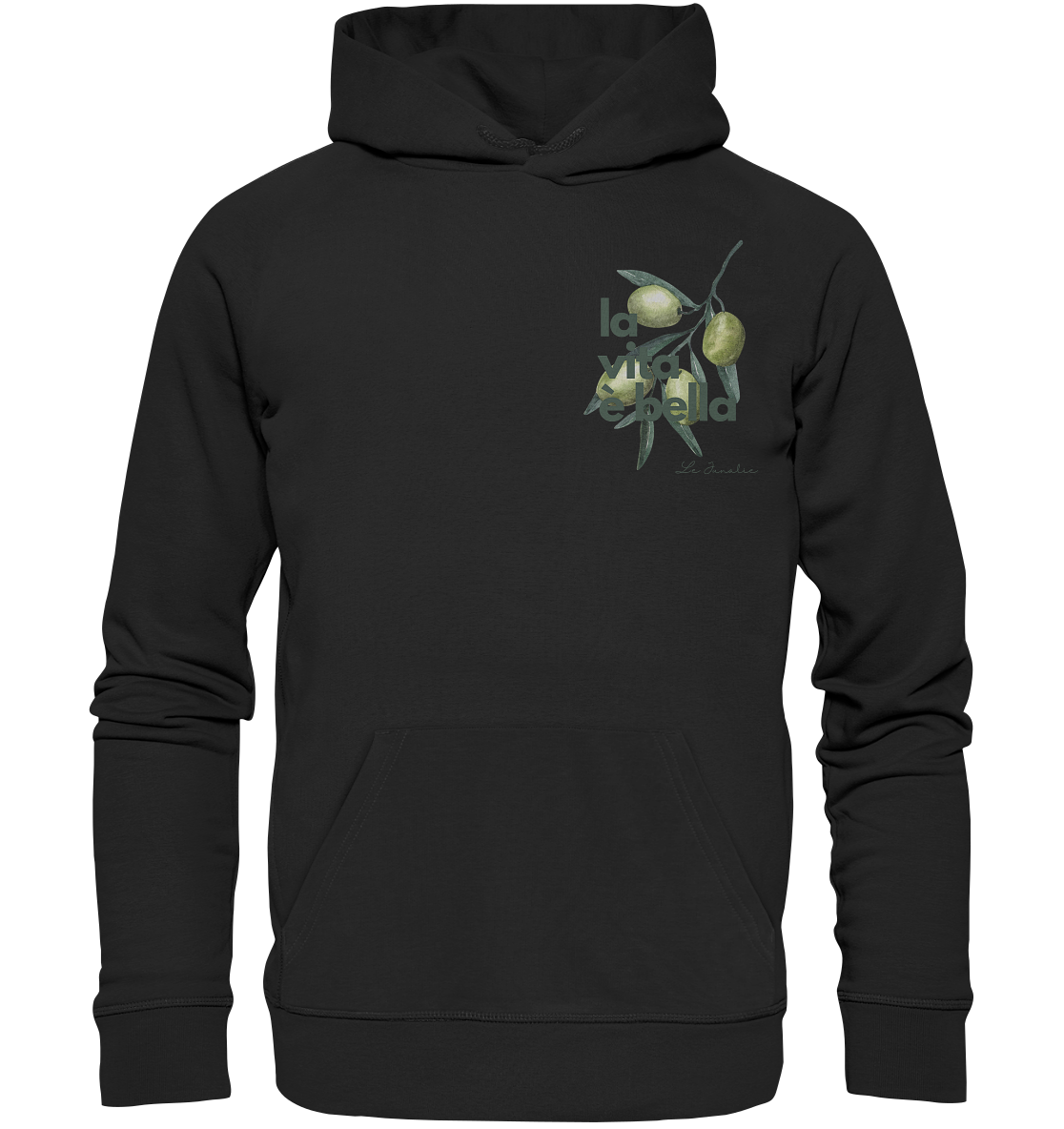 la vita è bella no. 2 - Basic Shirt & Hoodie Bundle - black