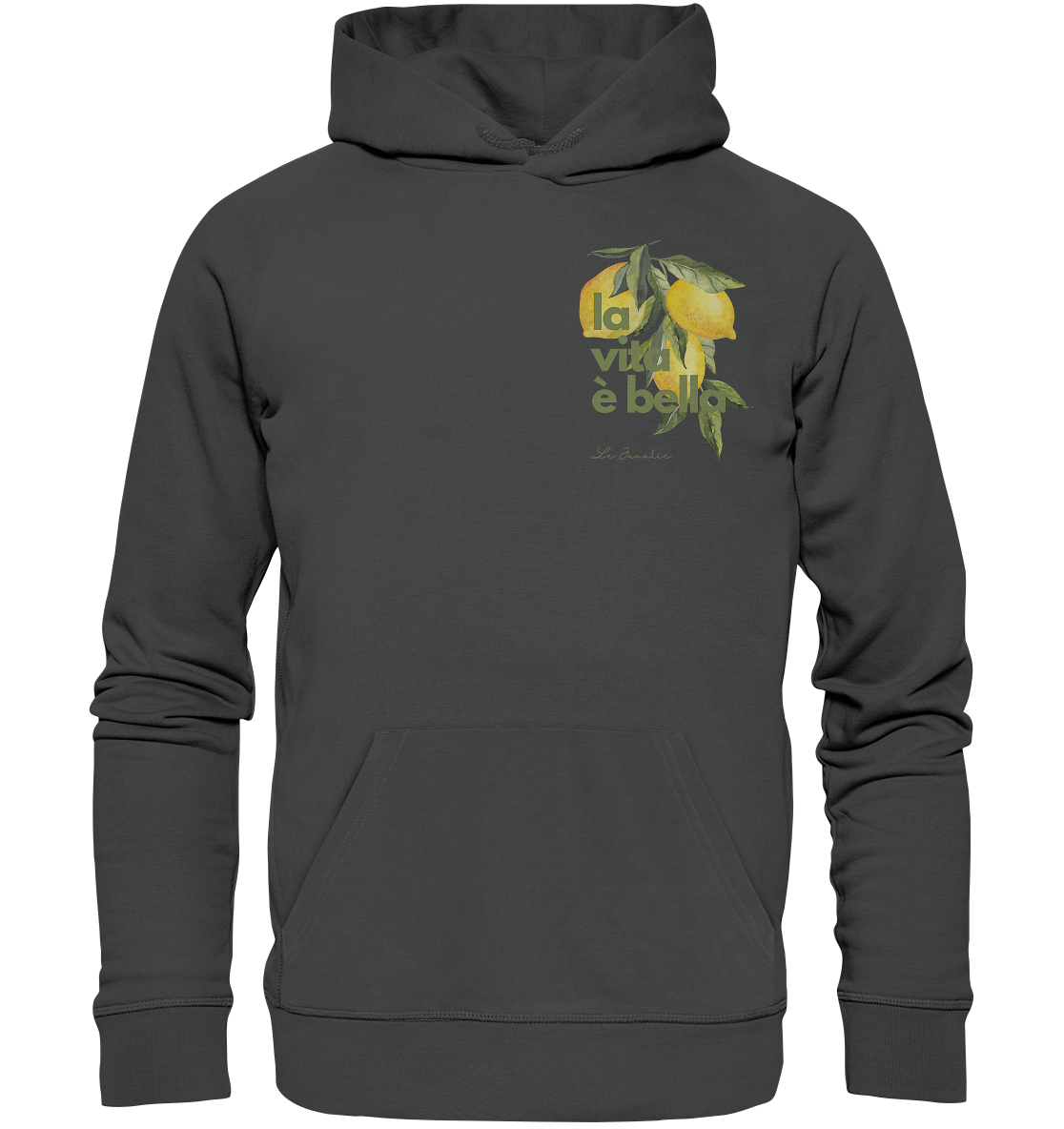 la vita è bella no. 1 - Basic Shirt & Hoodie Bundle - anthracite