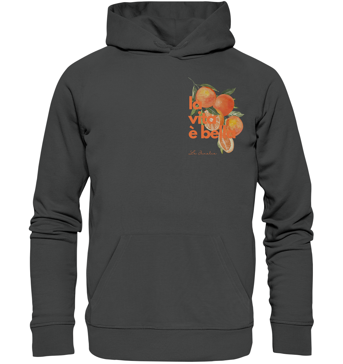la vita è bella no. 3 - Basic Shirt & Hoodie Bundle - anthracite