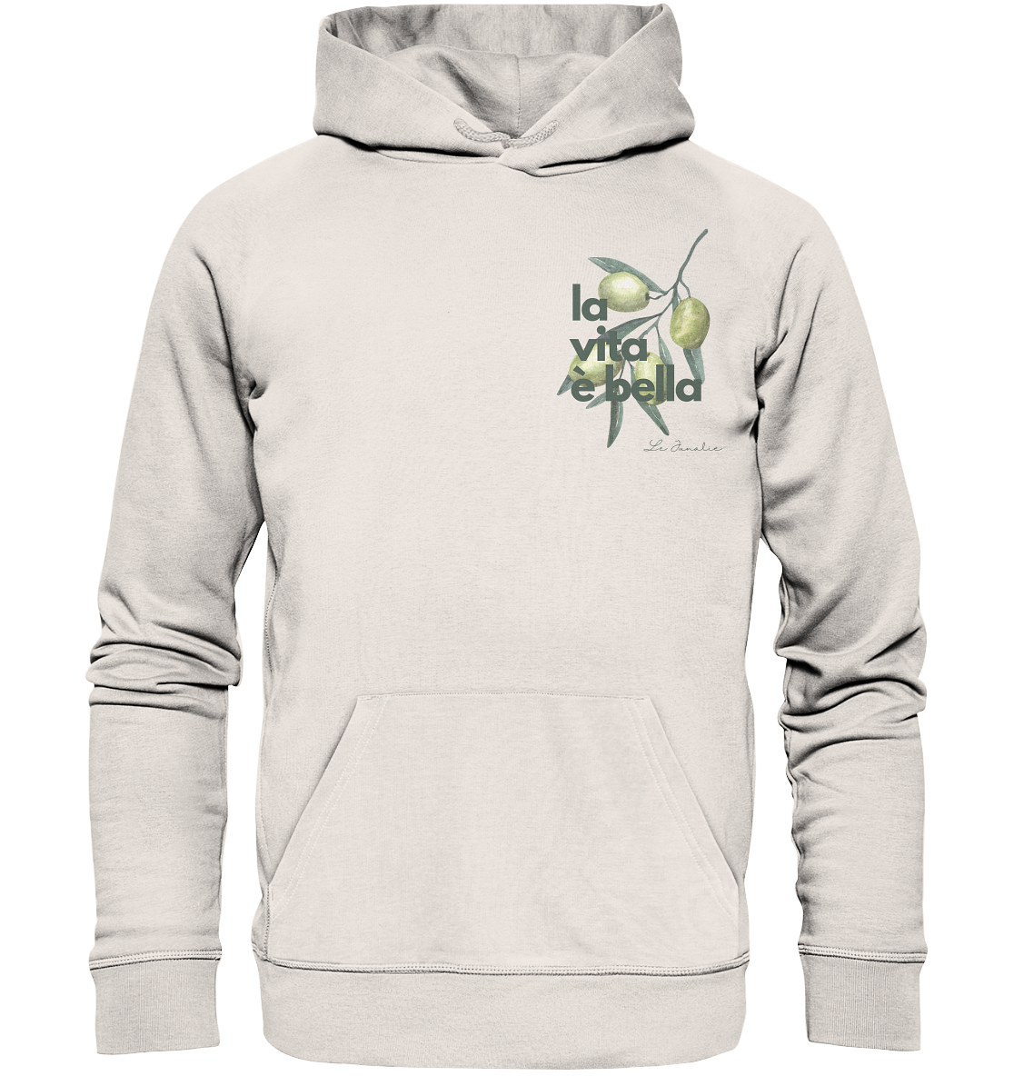 la vita è bella no. 2 - Basic Shirt & Hoodie Bundle - natural raw