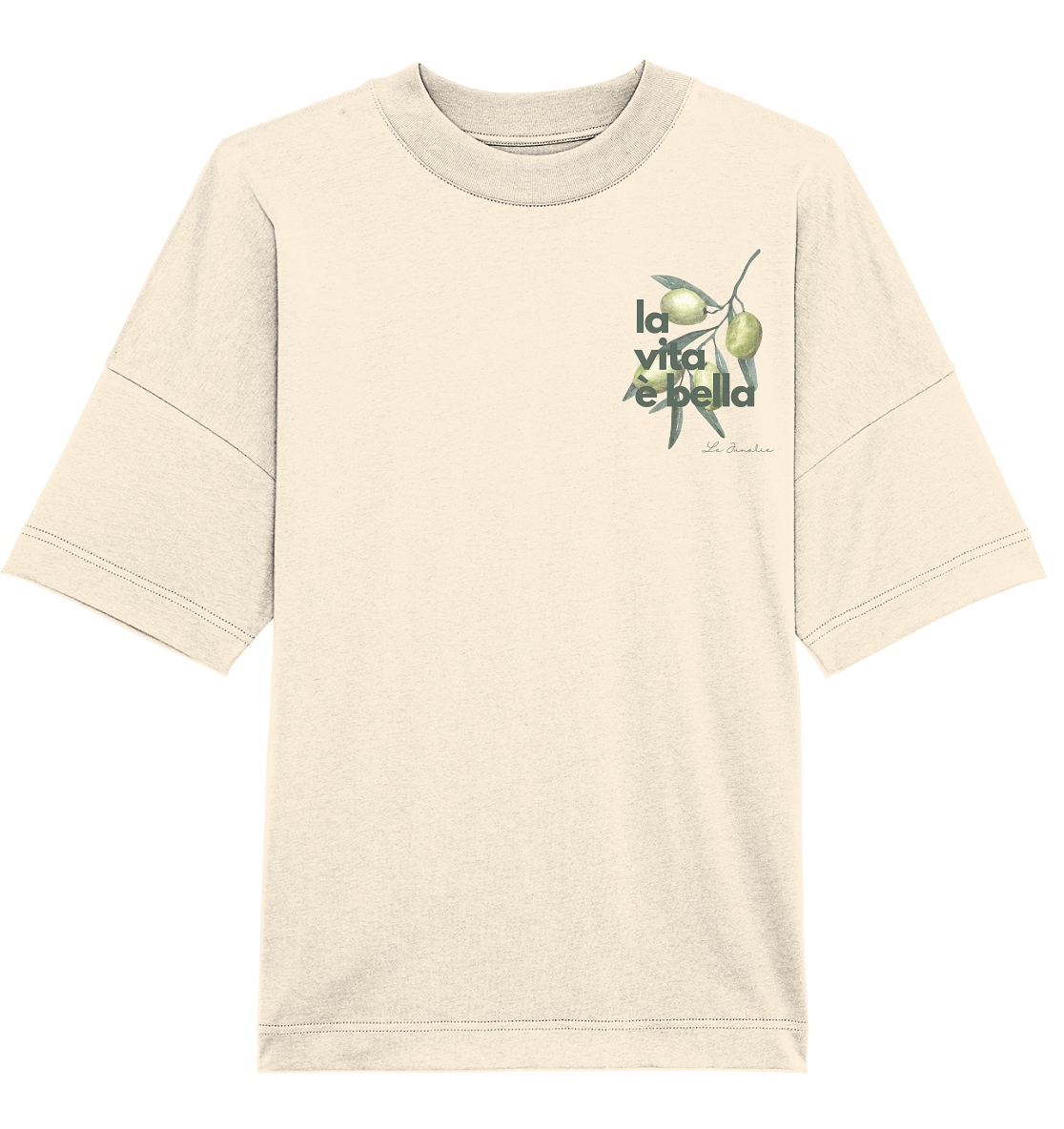 la vita è bella no. 2 - Organic Oversize Shirt
