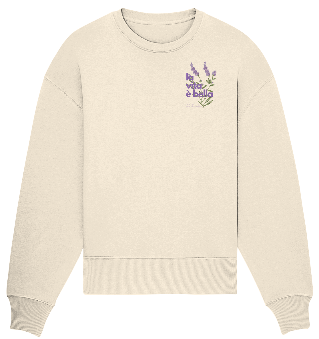 la vita è bella no. 4 - Oversize Shirt & Sweatshirt Bundle - natural raw