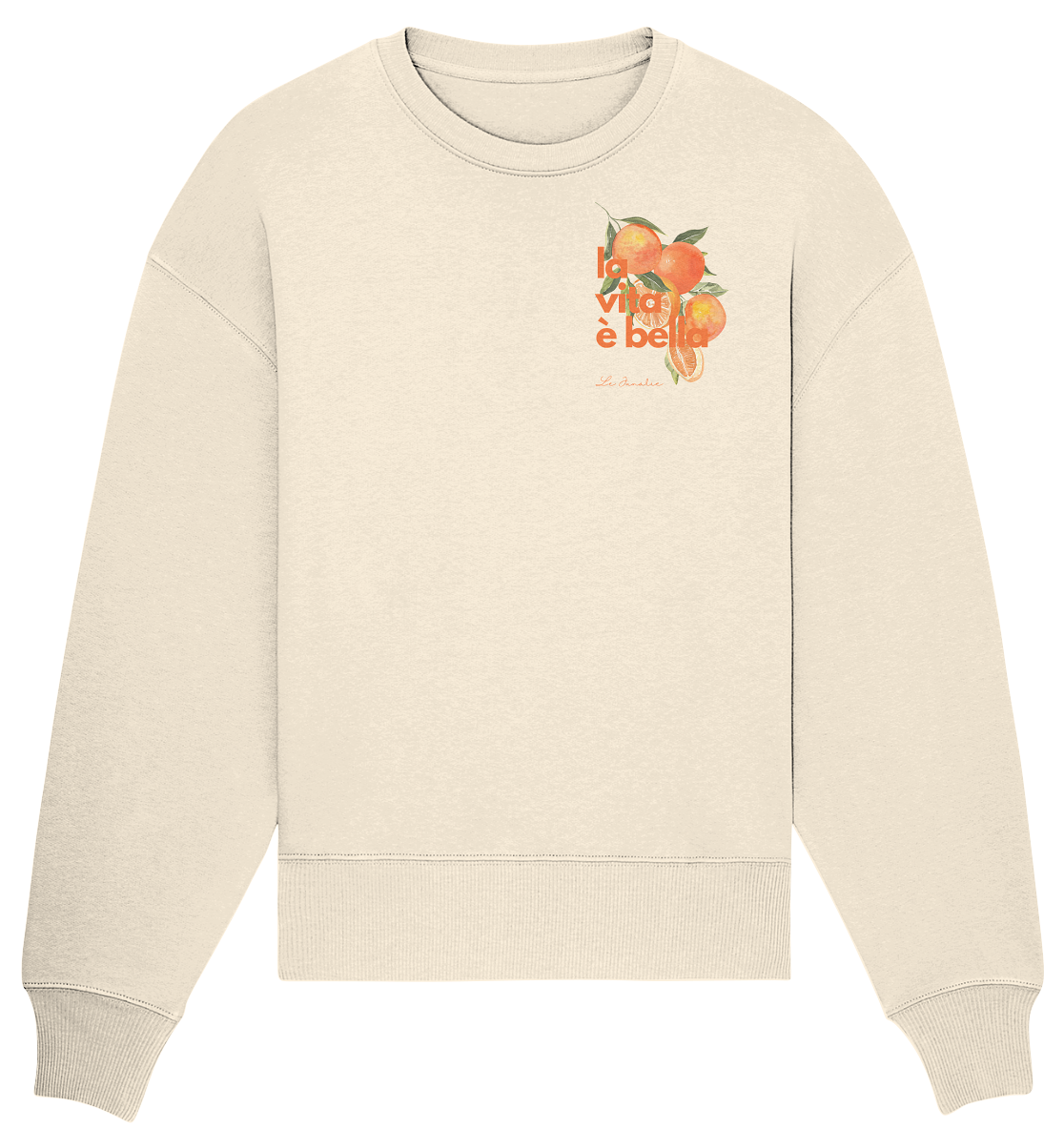 la vita è bella no. 3 - Oversize Shirt & Sweatshirt Bundle - natural raw