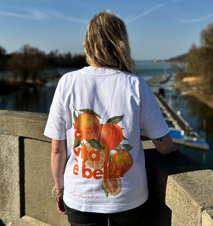 la vita è bella no. 3 - Oversize Shirt & Sweatshirt Bundle - white