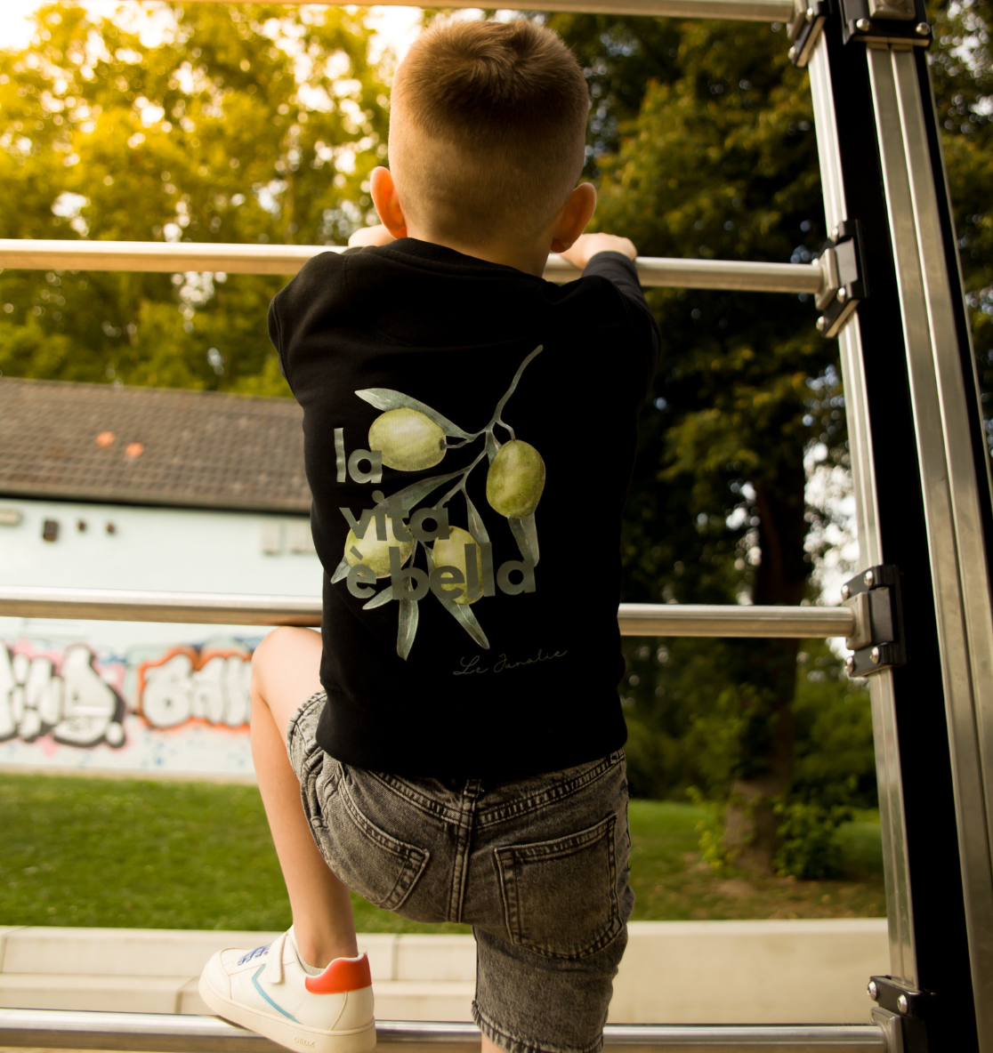 la vita è bella no. 2 - Organic Kids Sweatshirt