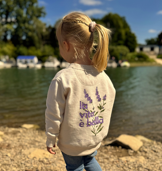 la vita è bella no. 4 - Organic Kids Sweatshirt
