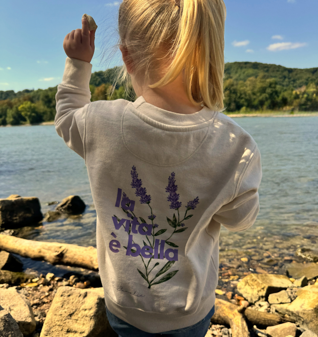 la vita è bella no. 4 - Organic Kids Sweatshirt