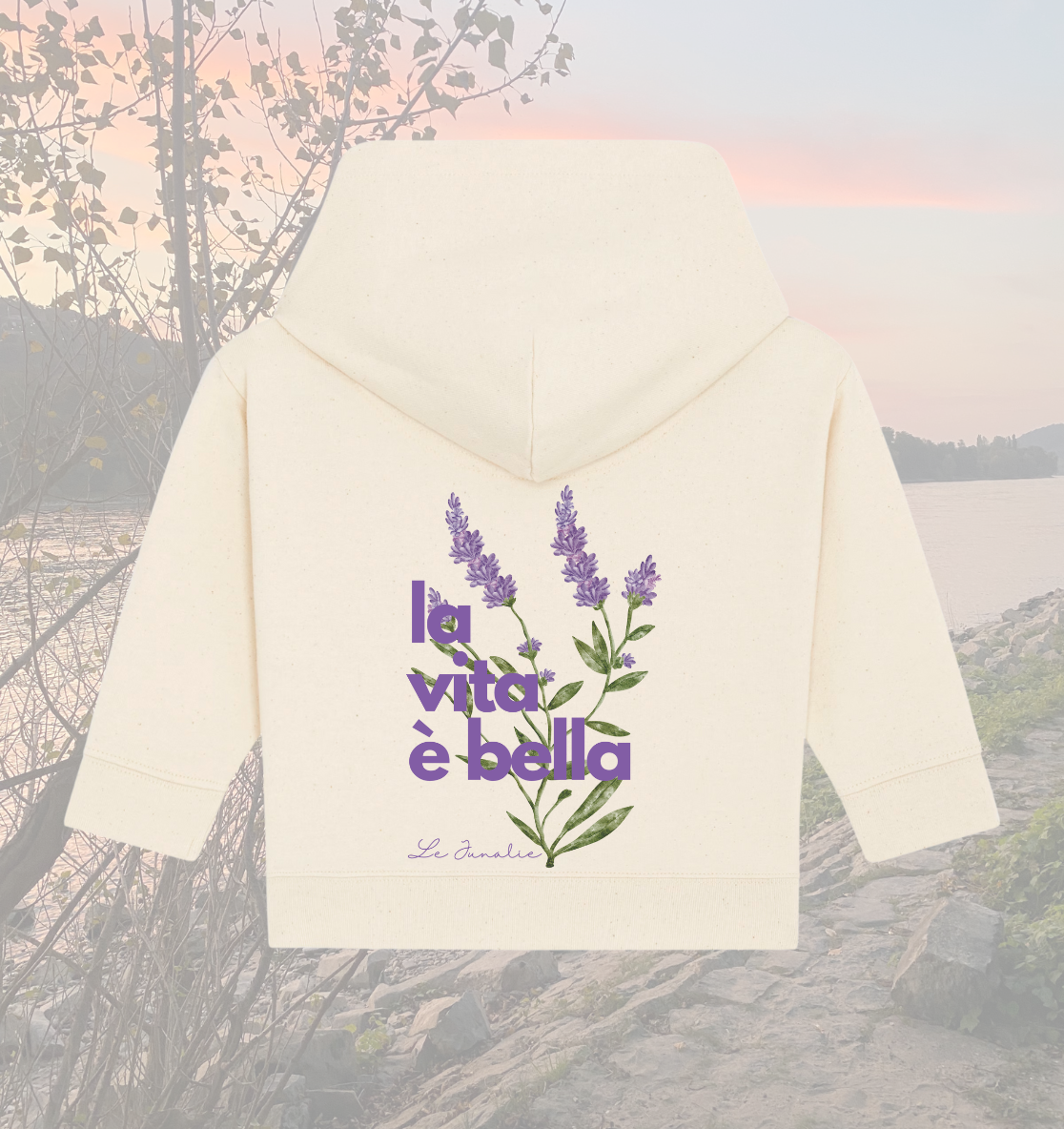 la vita è bella no. 4 - Organic Baby Hoodie