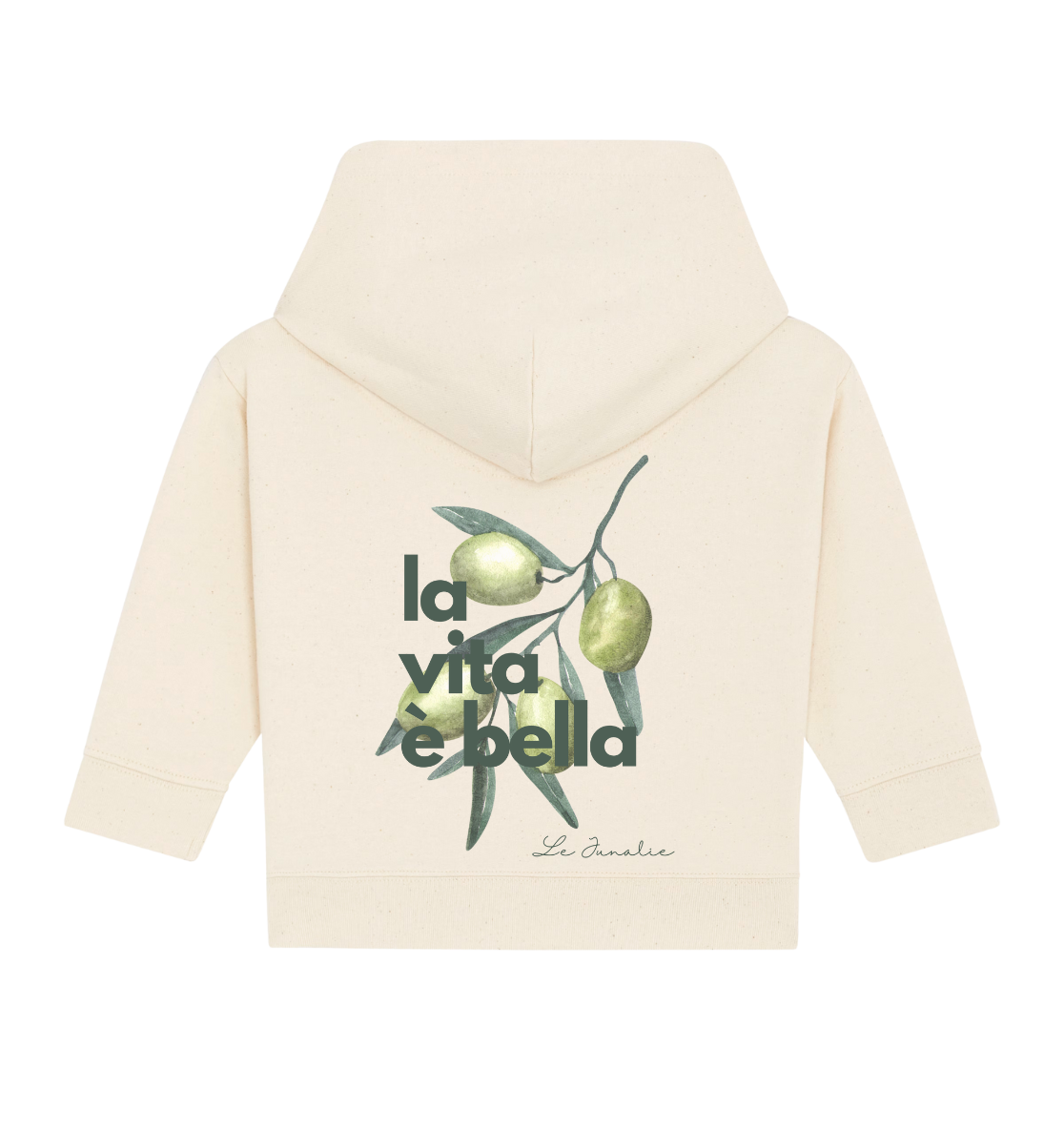 la vita è bella no. 2 - Organic Baby Hoodie