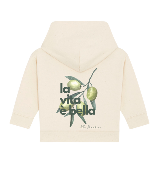 la vita è bella no. 2 - Organic Baby Hoodie