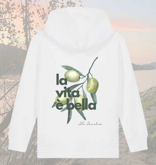 la vita è bella no. 2 - Organic Kids Hoodie