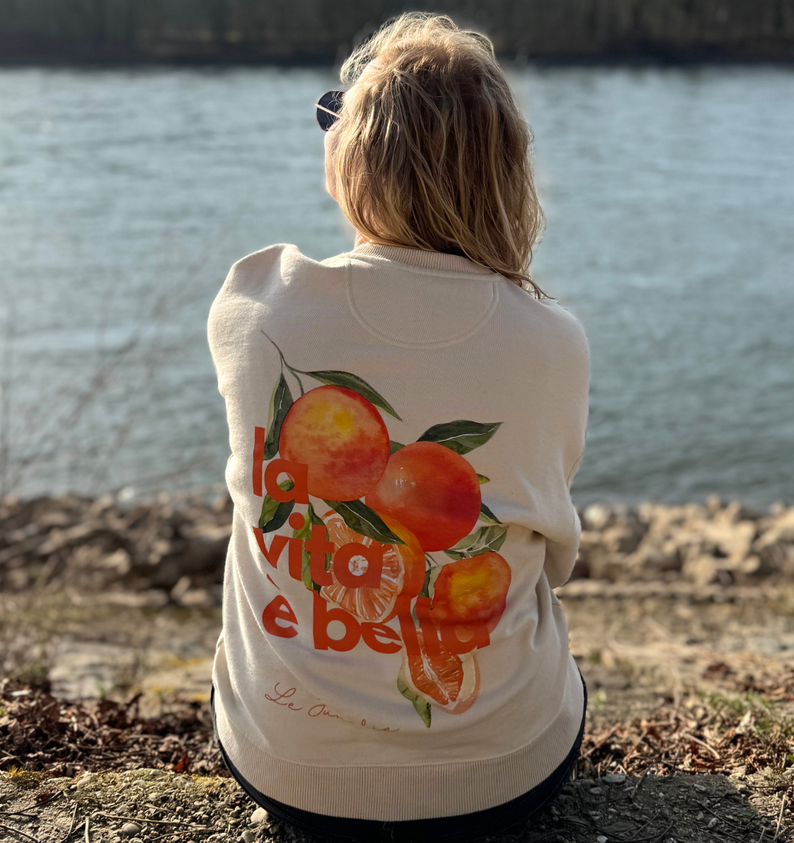 la vita è bella no. 3 - Oversize Shirt & Sweatshirt Bundle - natural raw