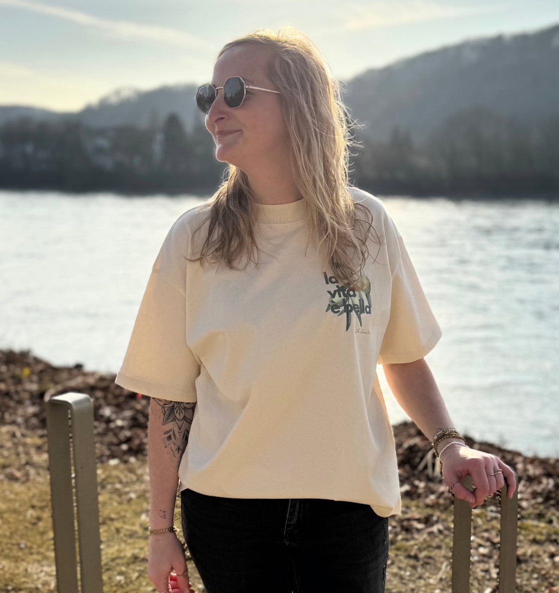 la vita è bella no. 2 - Oversize Shirt & Sweatshirt Bundle - natural raw