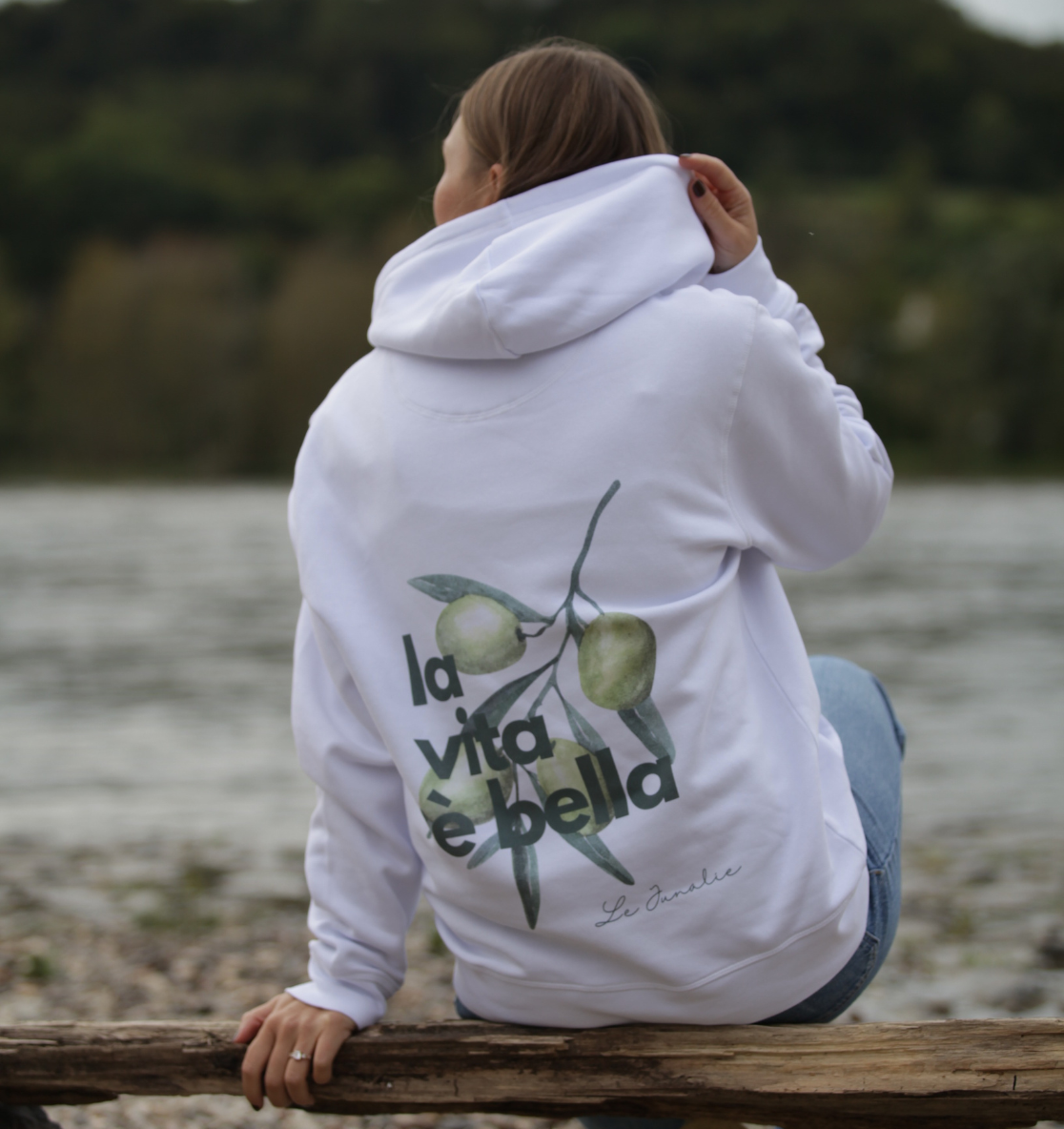 la vita è bella no. 2 - Basic Shirt & Hoodie Bundle - white