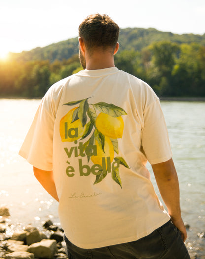 la vita è bella no. 1 - Organic Oversize Shirt