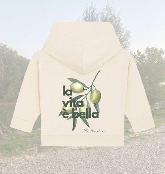 la vita è bella no. 2 - Organic Baby Hoodie