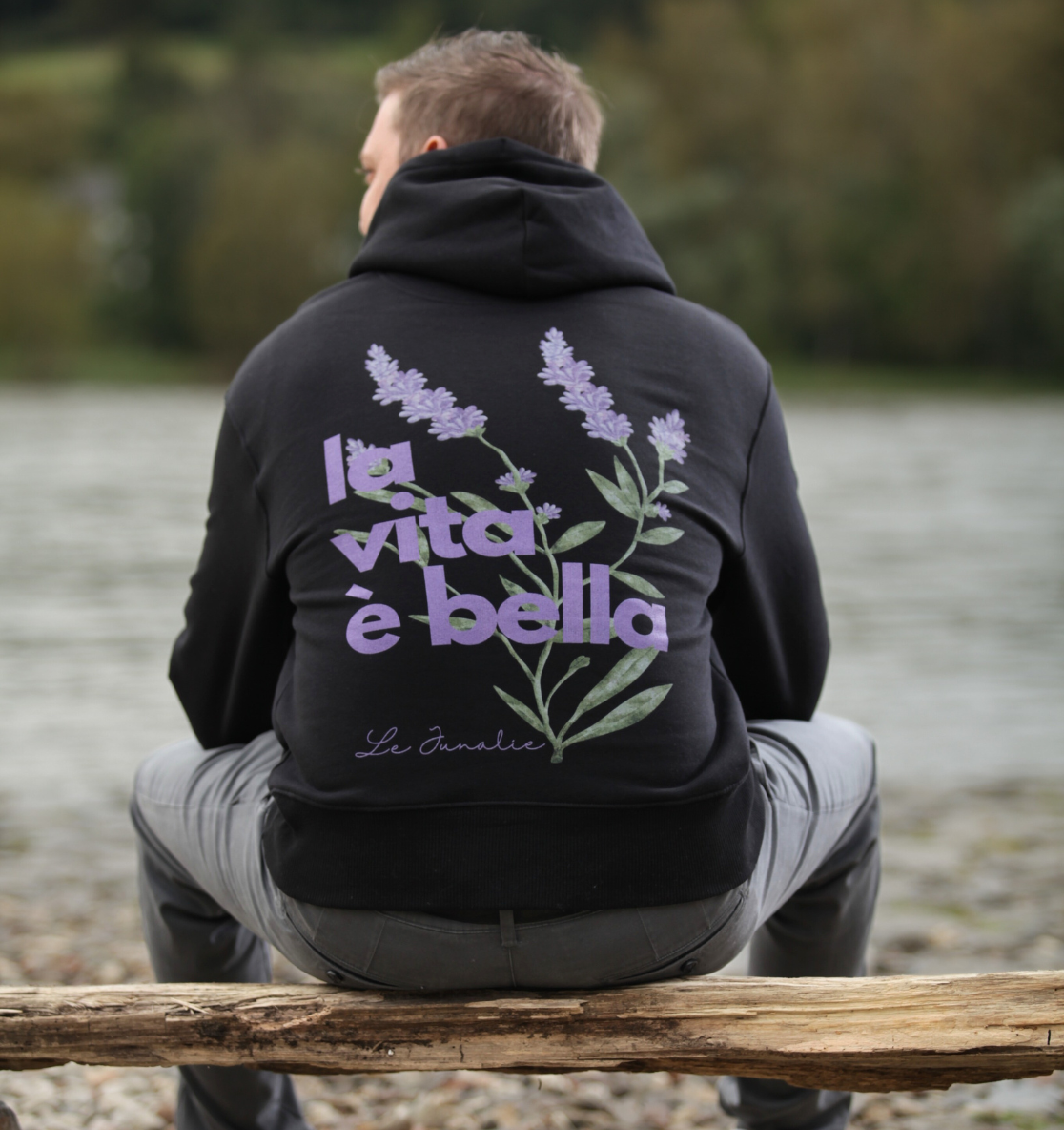 la vita è bella no. 4 - Organic Oversize Hoodie