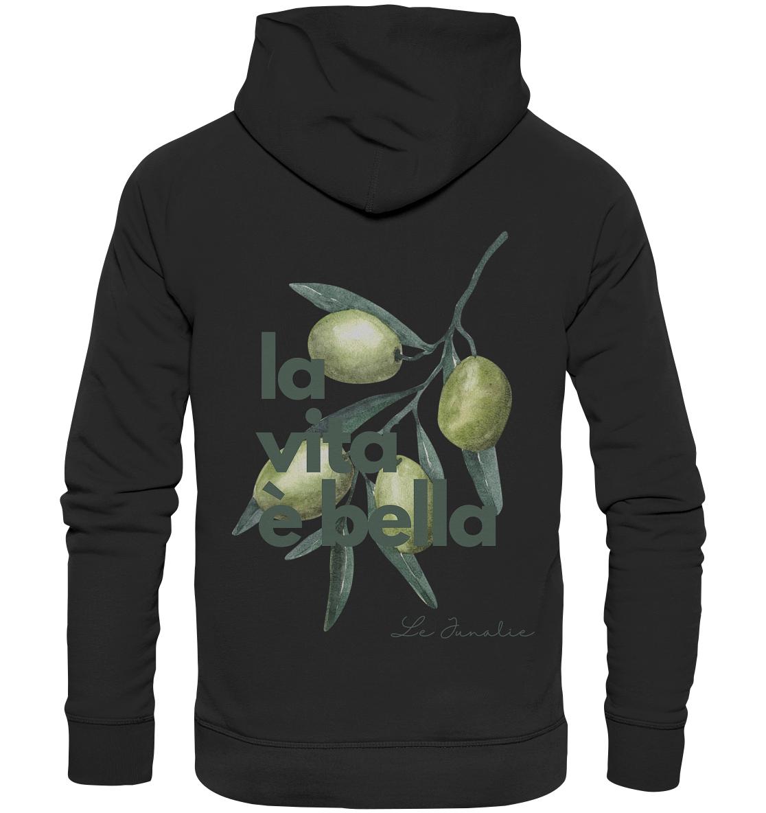 la vita è bella no. 2 - Basic Shirt & Hoodie Bundle - black