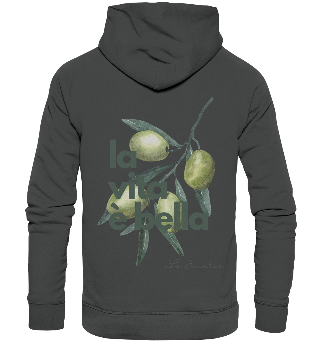 la vita è bella no. 2 - Basic Shirt & Hoodie Bundle - anthracite