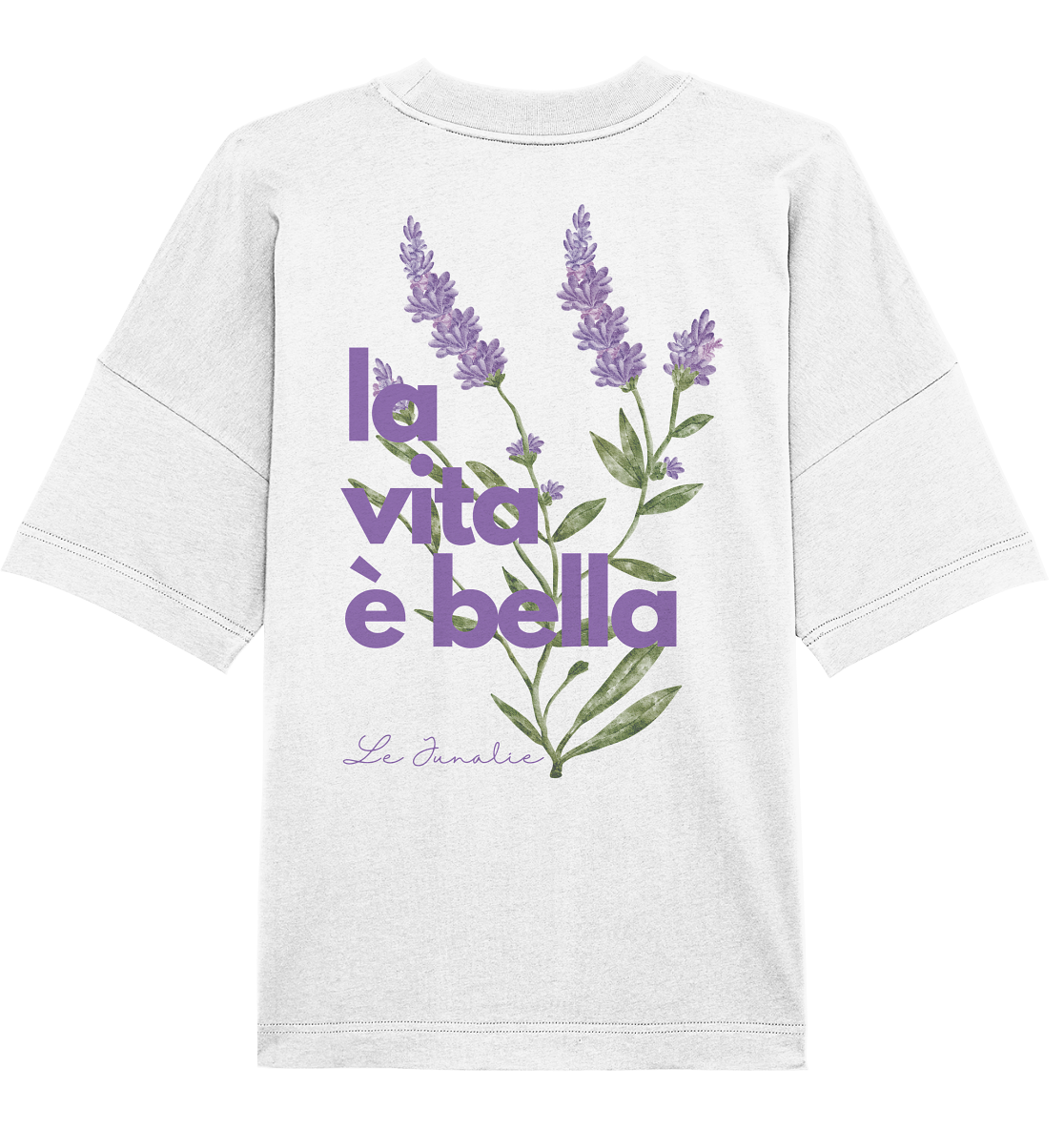 la vita è bella no. 4 - Oversize Shirt & Sweatshirt Bundle - white