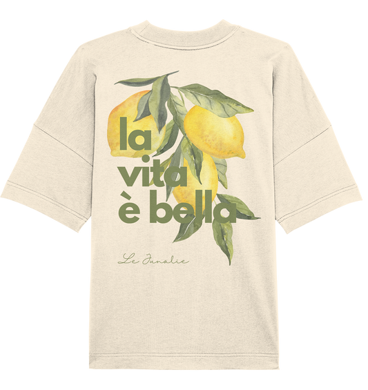 la vita è bella no. 1 - Oversize Shirt & Hoodie Bundle - natural raw