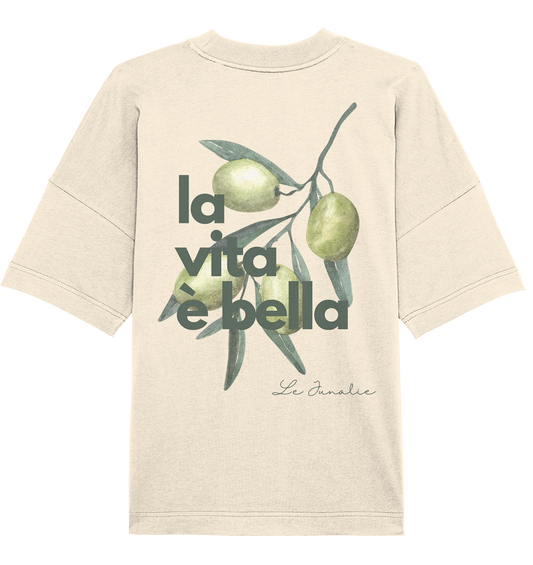 la vita è bella no. 2 - Oversize Shirt & Hoodie Bundle - natural raw