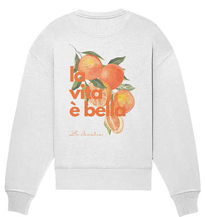 la vita è bella no. 3 - Oversize Shirt & Sweatshirt Bundle - white