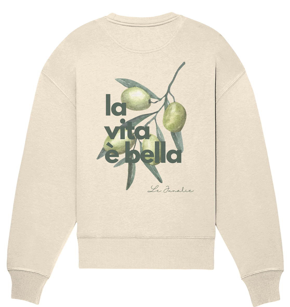 la vita è bella no. 2 - Oversize Shirt & Sweatshirt Bundle - natural raw