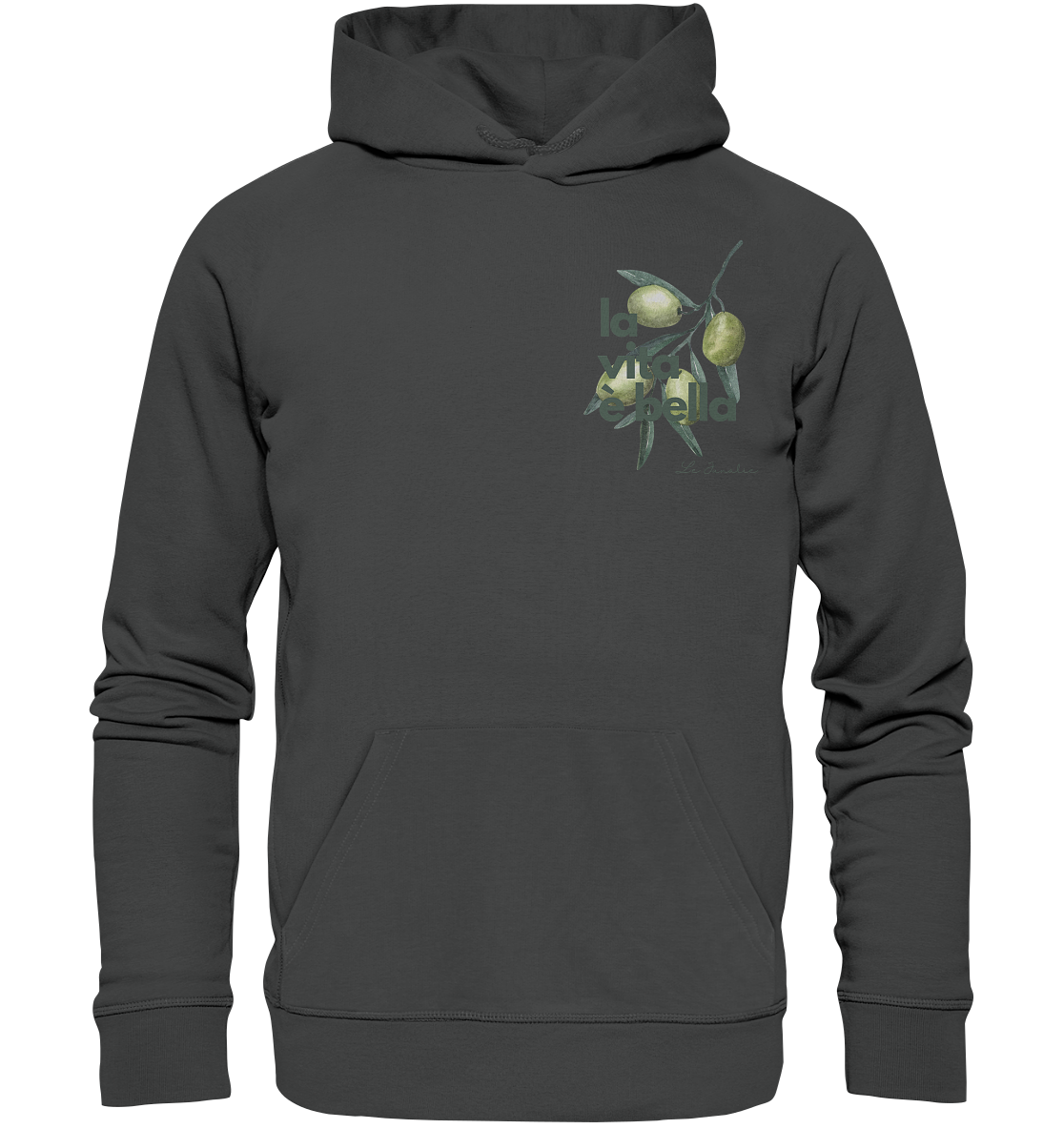 la vita è bella no. 2 - Basic Shirt & Hoodie Bundle - anthracite