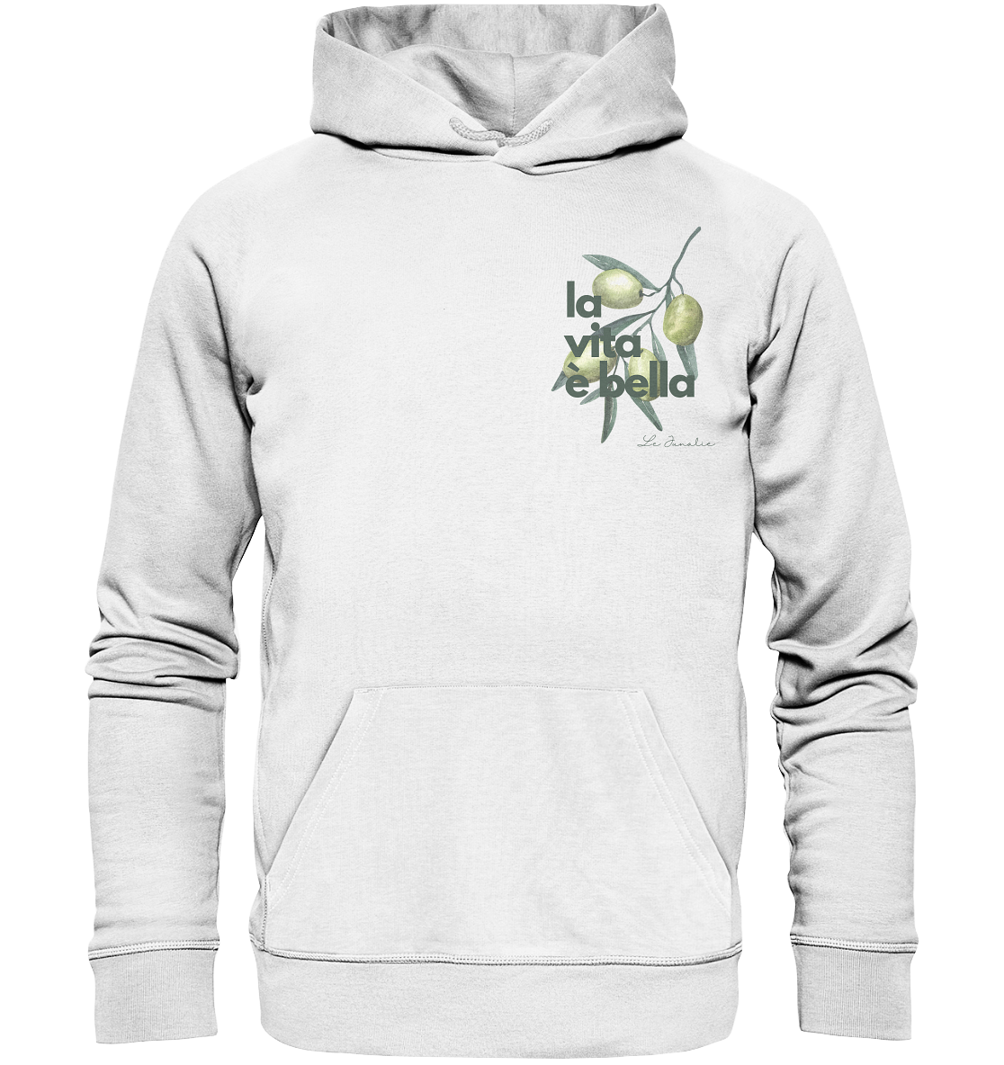 la vita è bella no. 2 - Basic Shirt & Hoodie Bundle - white