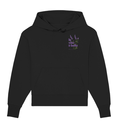la vita è bella no. 4 - Oversize Shirt & Hoodie Bundle - black