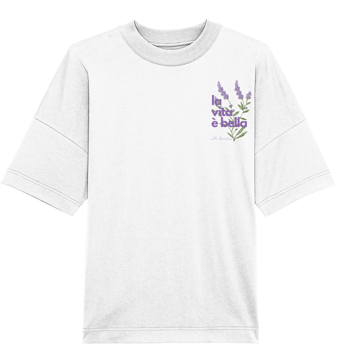 la vita è bella no. 4 - Oversize Shirt & Sweatshirt Bundle - white