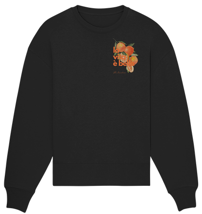 la vita è bella no. 3 - Oversize Shirt & Sweatshirt Bundle - black
