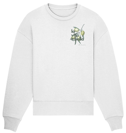 la vita è bella no. 2 - Oversize Shirt & Sweatshirt Bundle - white