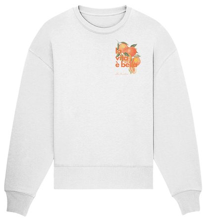 la vita è bella no. 3 - Oversize Shirt & Sweatshirt Bundle - white