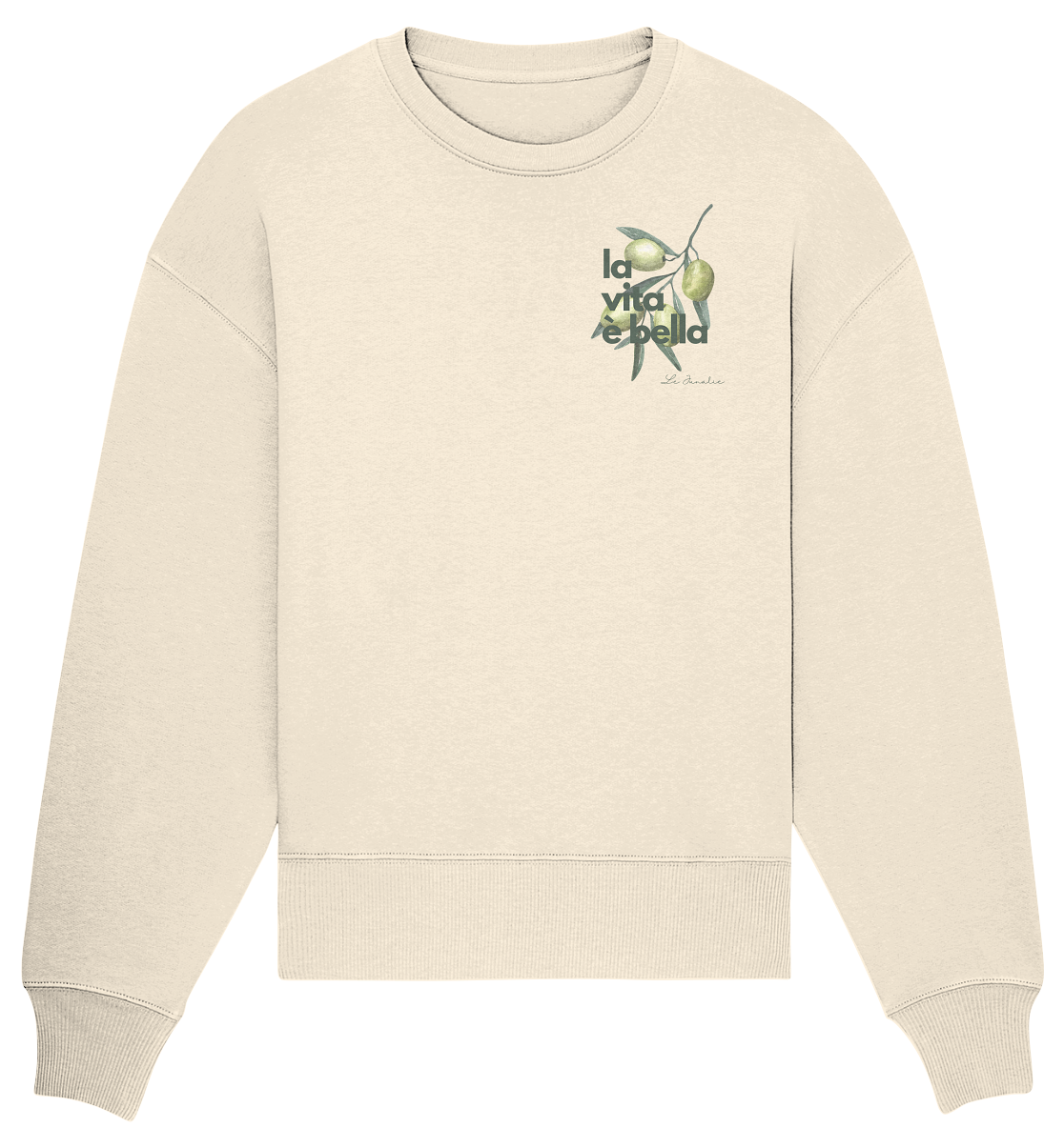 la vita è bella no. 2 - Oversize Shirt & Sweatshirt Bundle - natural raw